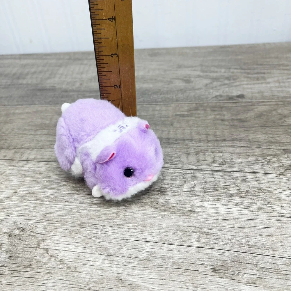 Zuru Zhu Zhu Pets Purple White Motorized Plush Hamster Robotic Toy DG20240408